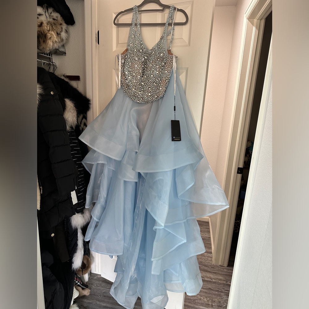 Terani Couture Two-Piece Beaded Gown NWT size 14 - absolutely stunning - Picture 6 of 11